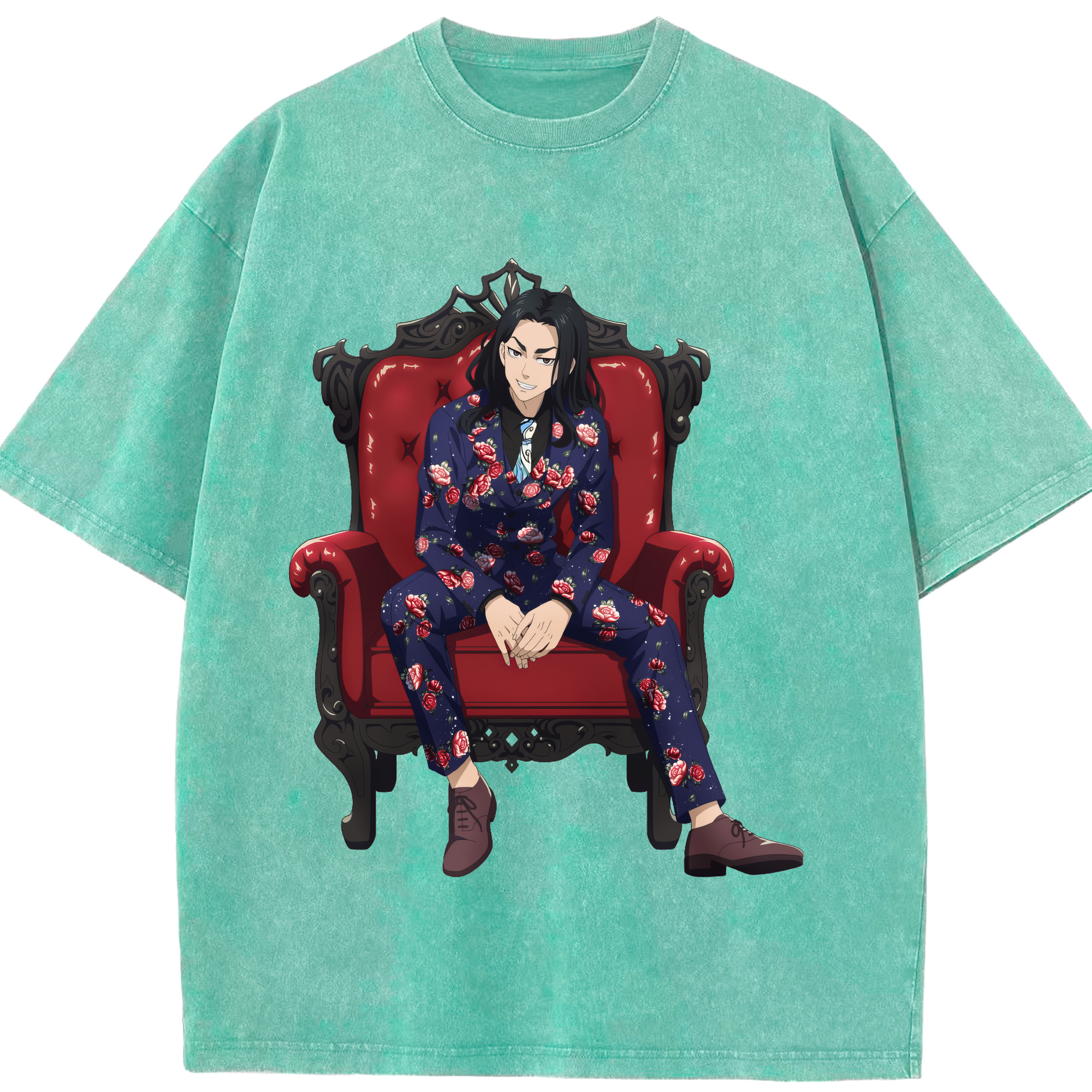 （画像用） 東京リベンジャーズ Tokyo Revengers 綿100% ヴィンテージ風 半袖Tシャツ（フロントプリント）